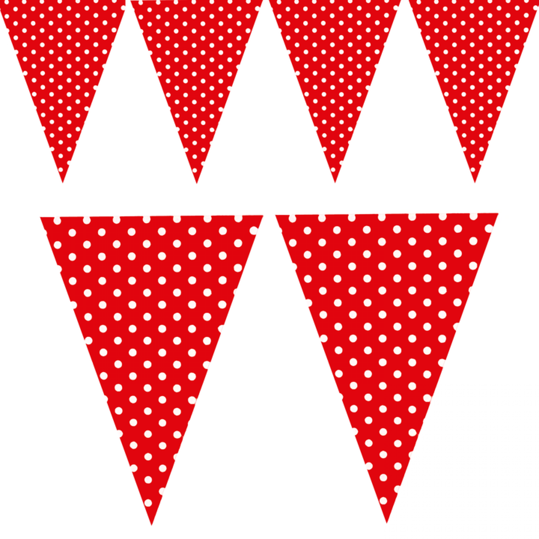 Bänner "Punasel lipul valged täpid"