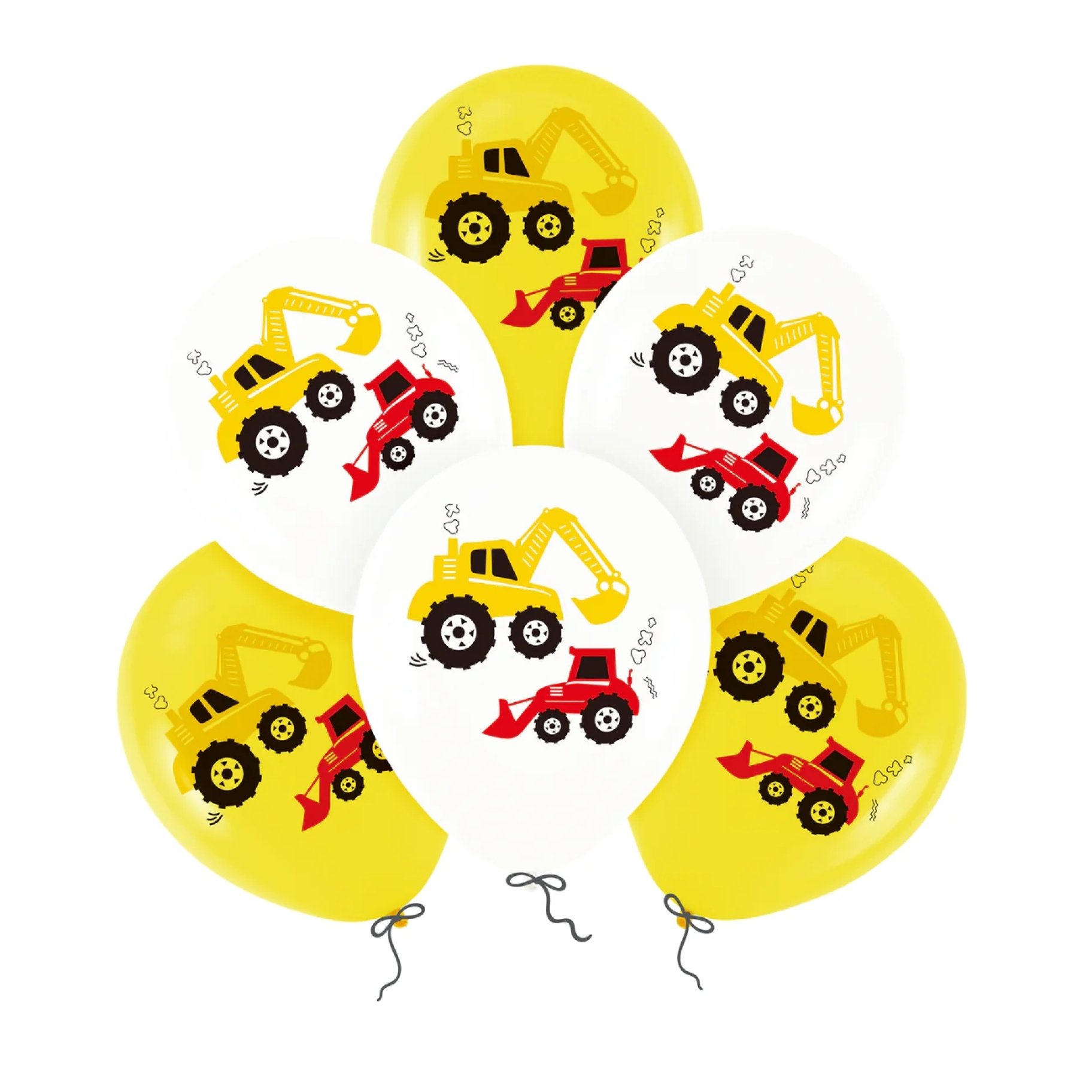 Õhupallid "Ekskavaator ja traktor"