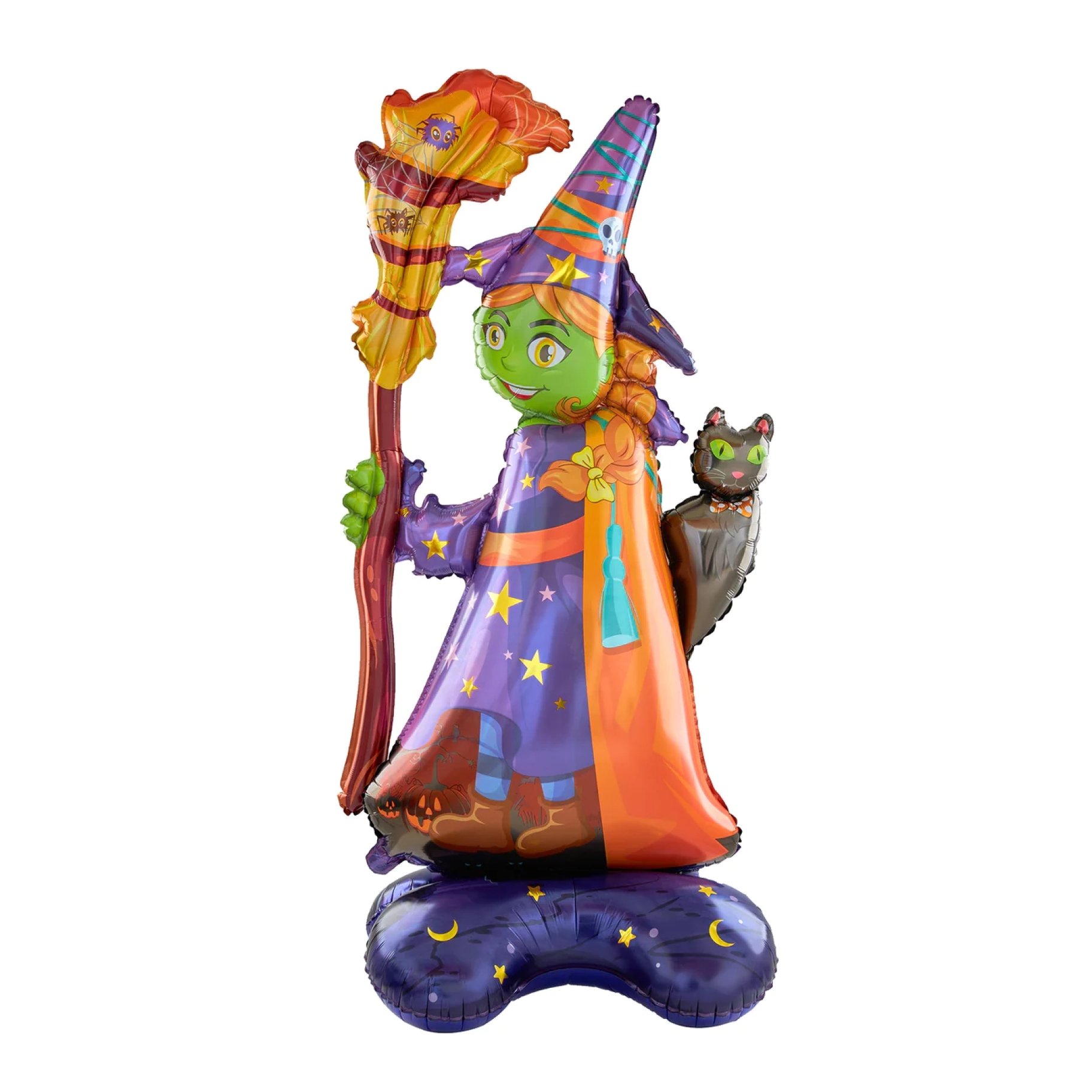 Fooliumist iseseisev suur õhupall "Halloweeni nõid"