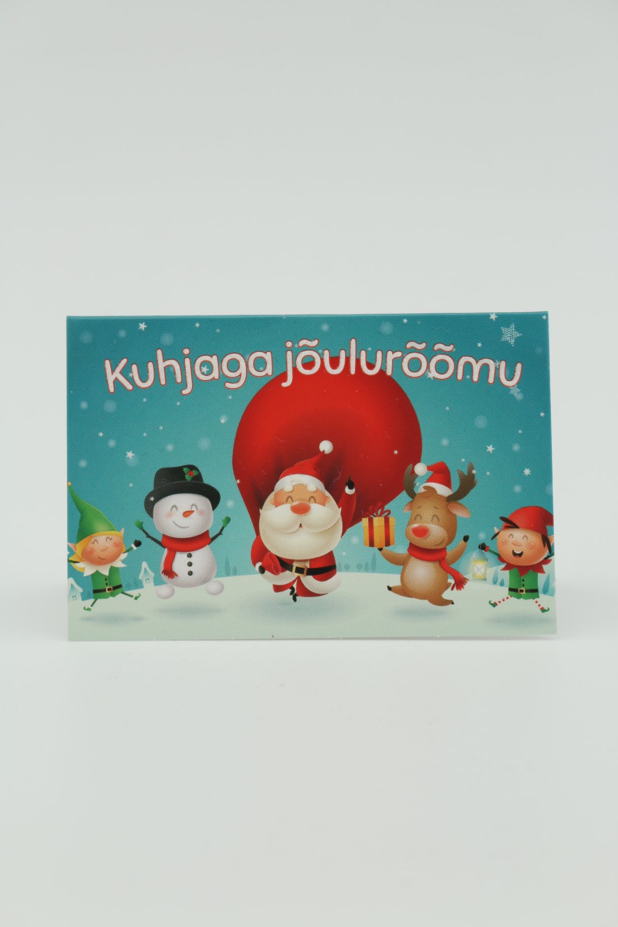 Jõulu minikaart "Kuhjaga jõulurõõmu"