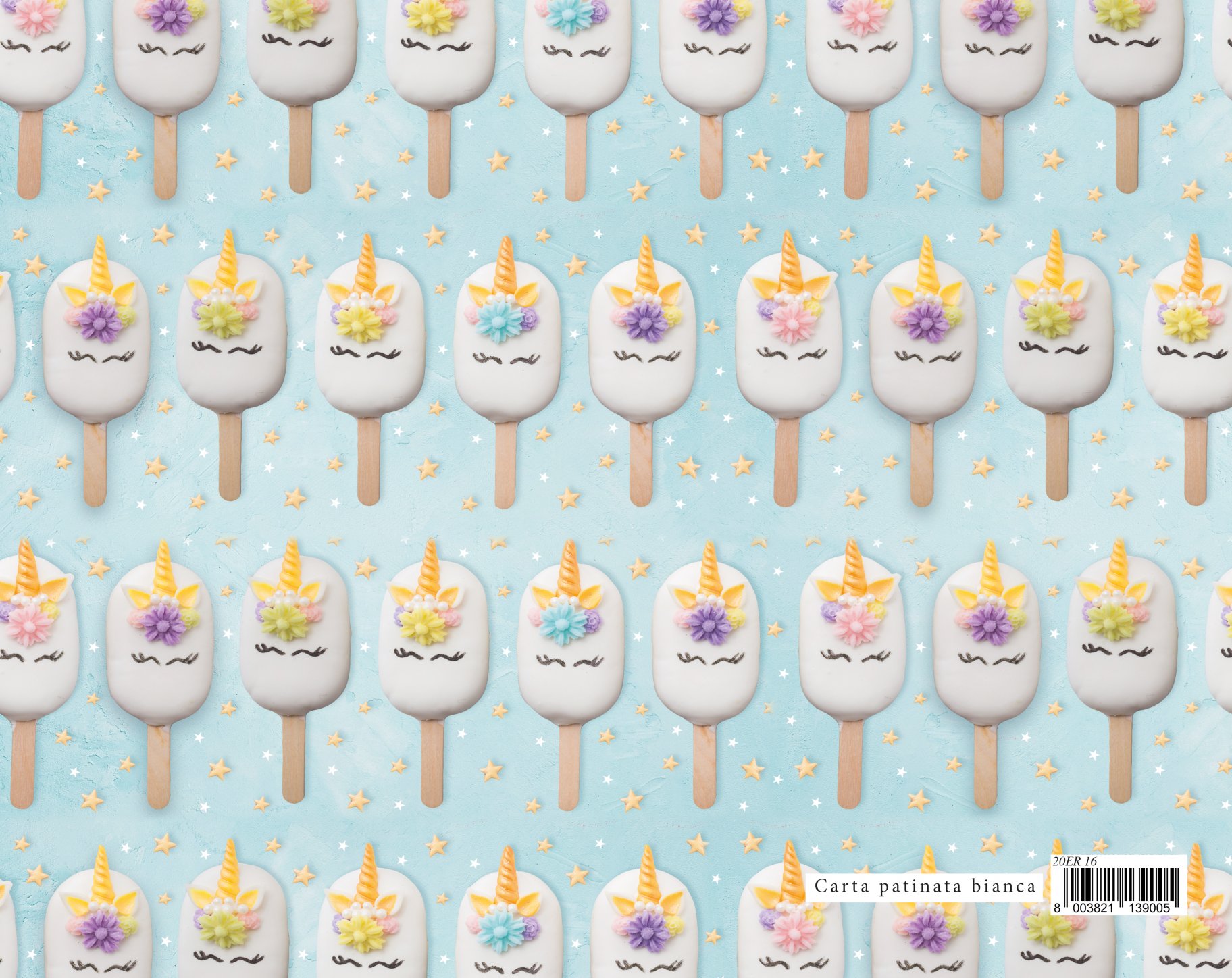 Raamatupaber 42x60cm - Ükssarviku jäätis