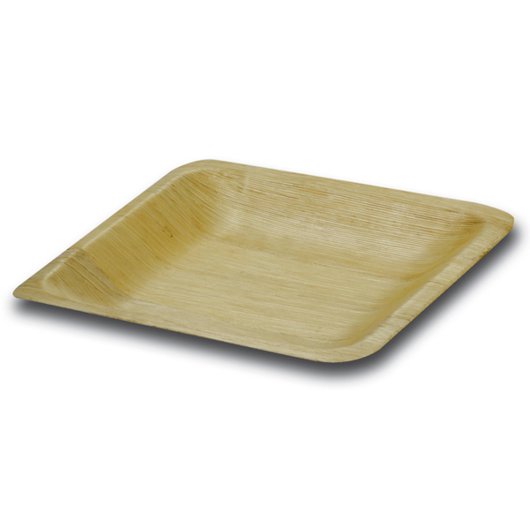 Suured kandilised taldrikud "Bambuse lehest"