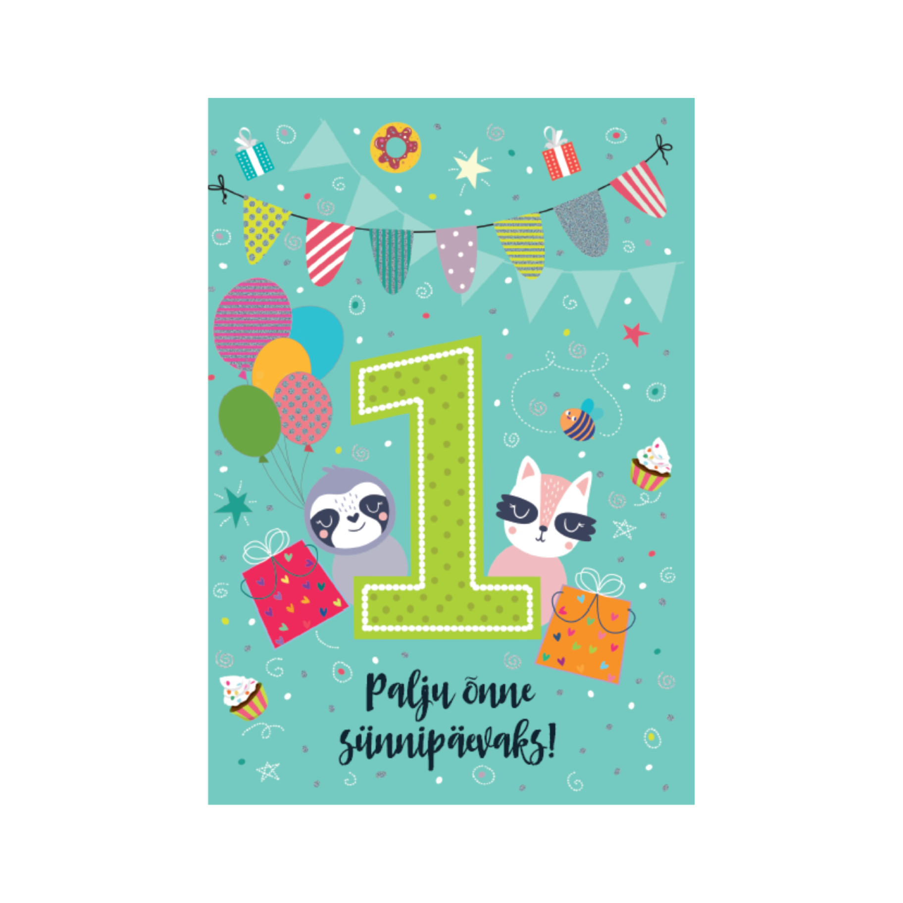 Õnnitluskaart "Palju õnne sünnipäevaks! -1"
