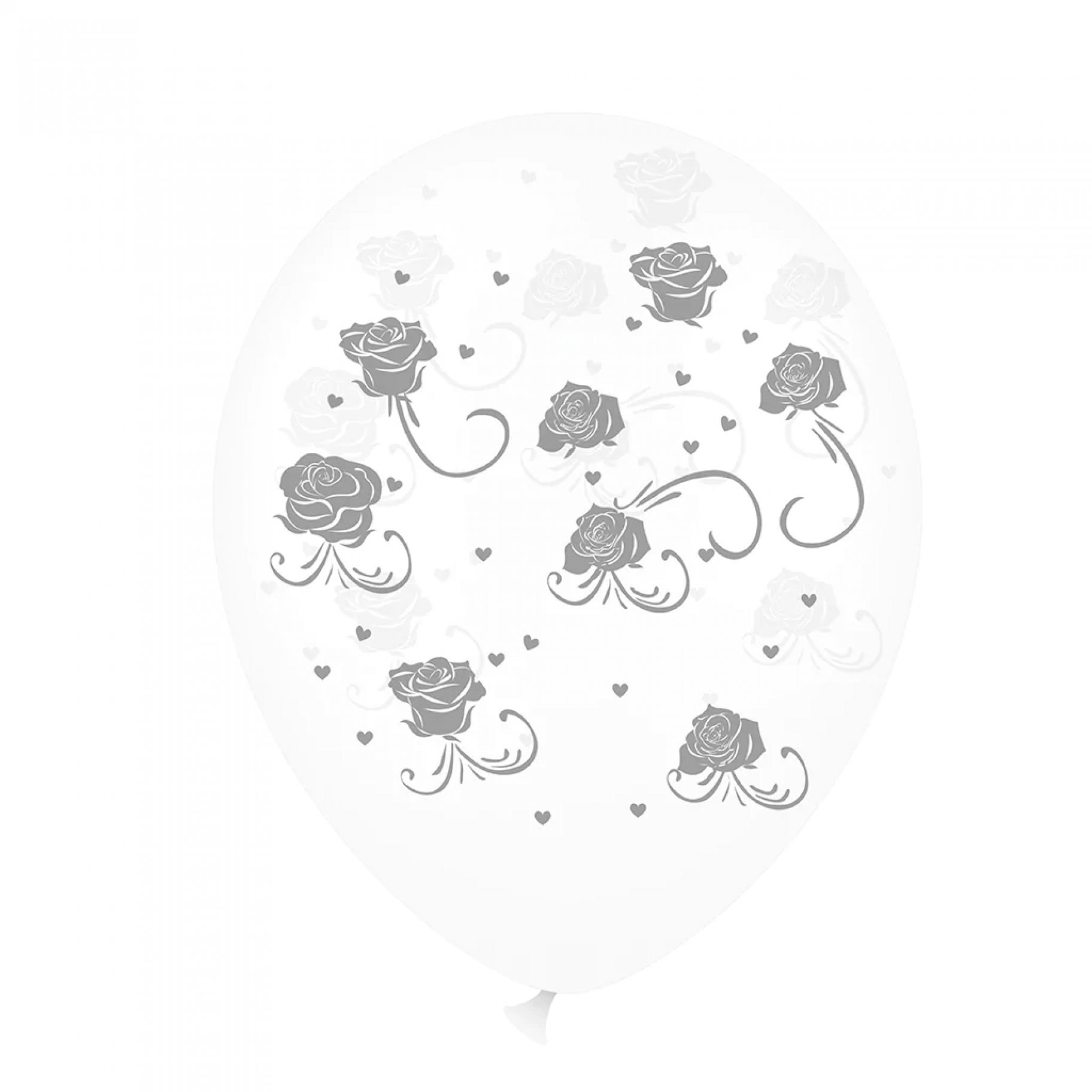 Õhupallid "Roosidega"