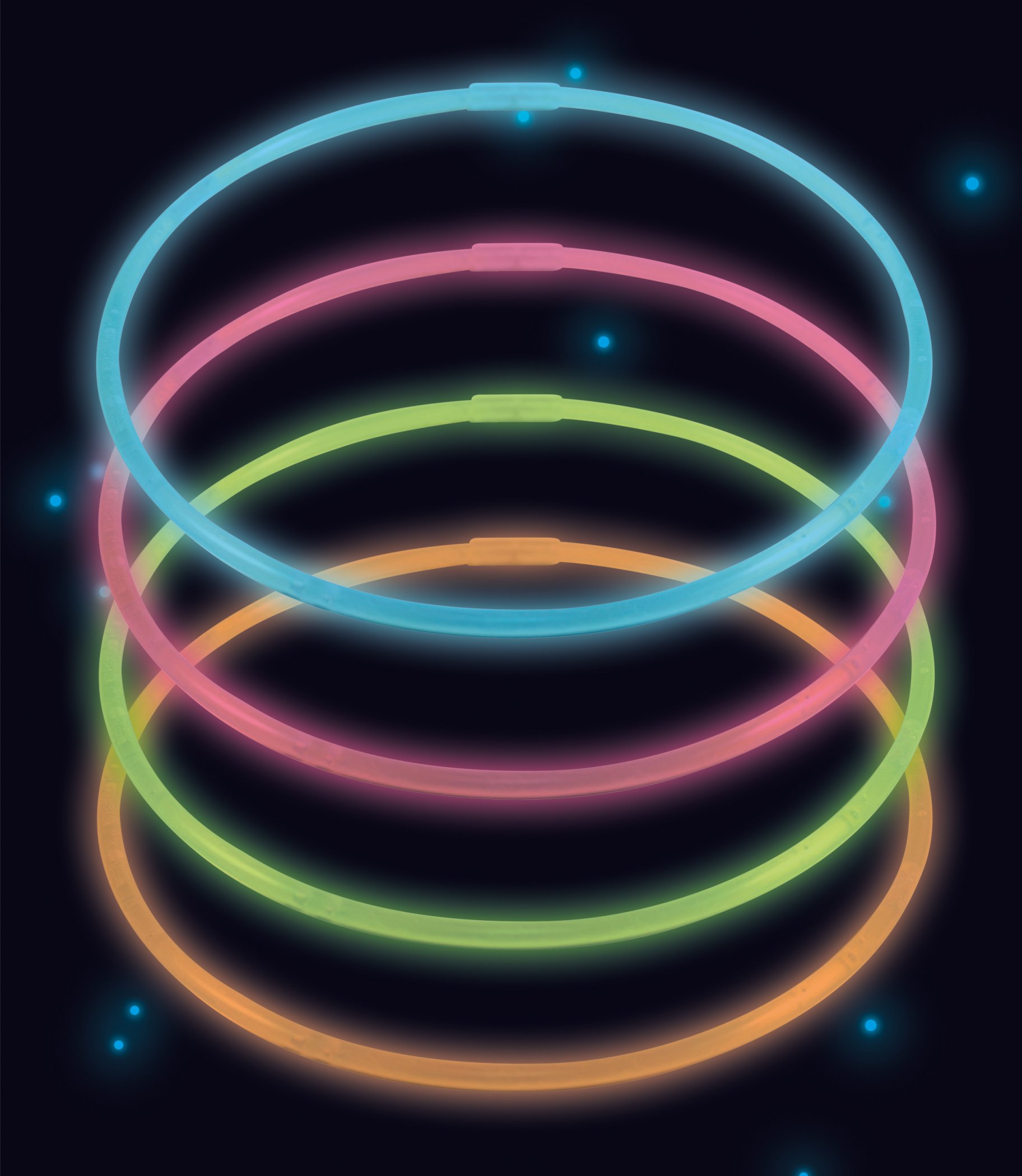 Helendavad neoonpulgad "Kaelakee"