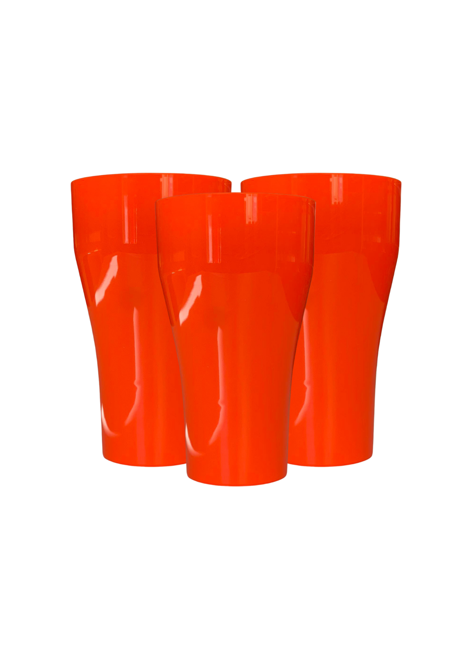 Korduvkasutatav plastikust joogiklaas "Oranž"