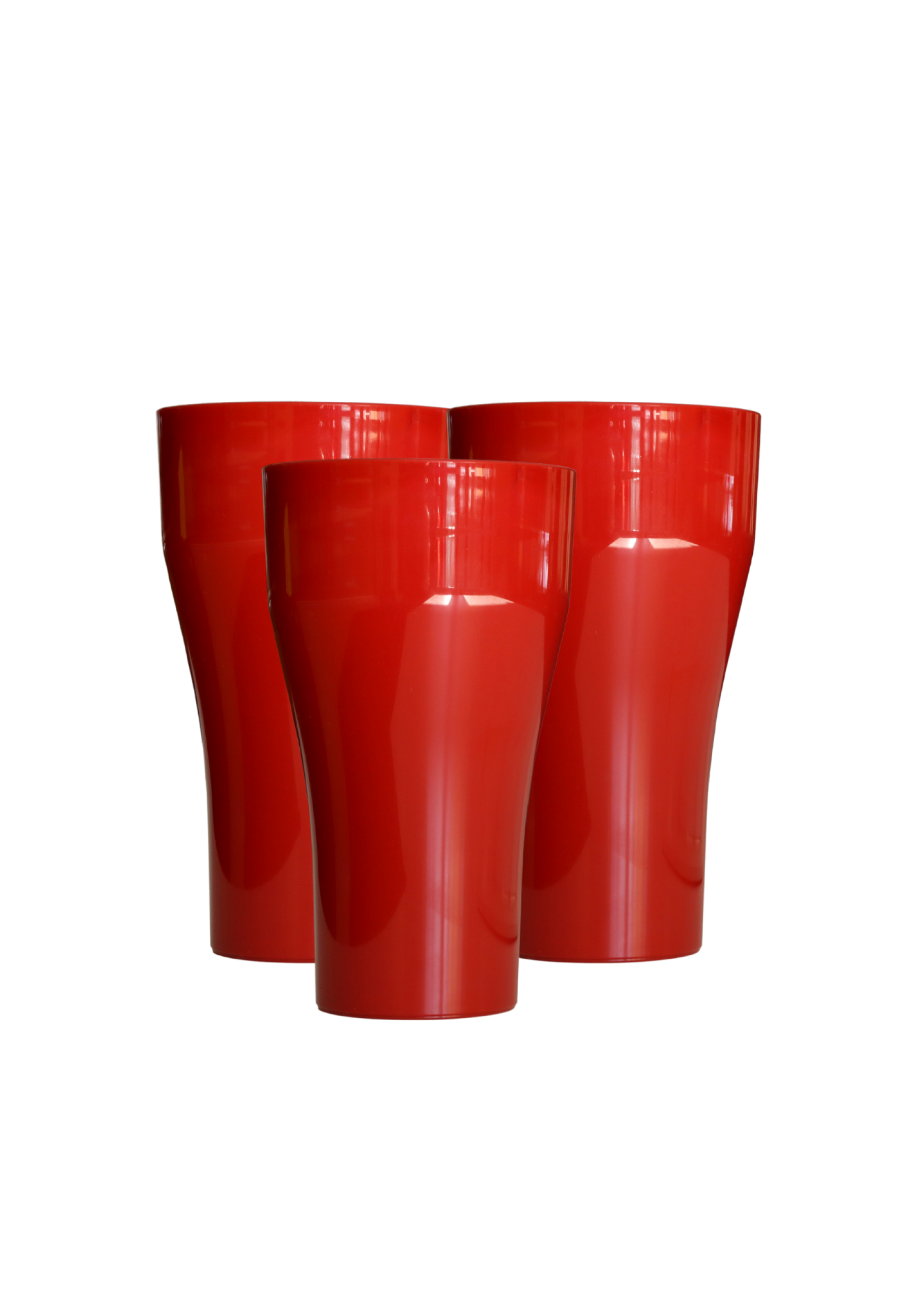 Korduvkasutatav plastikust joogiklaas "Punane"