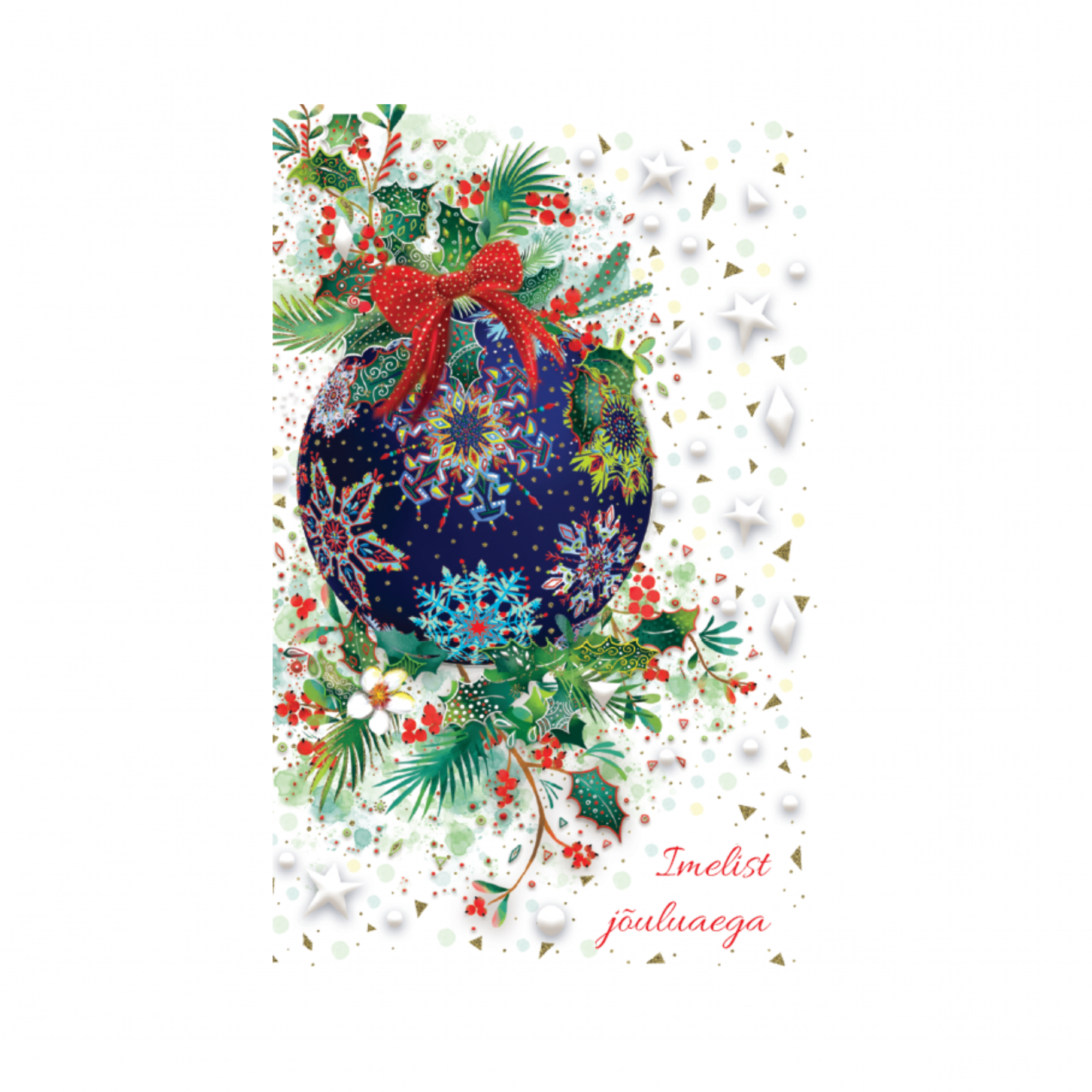 Jõulu minikaart "Imelist jõuluaega"