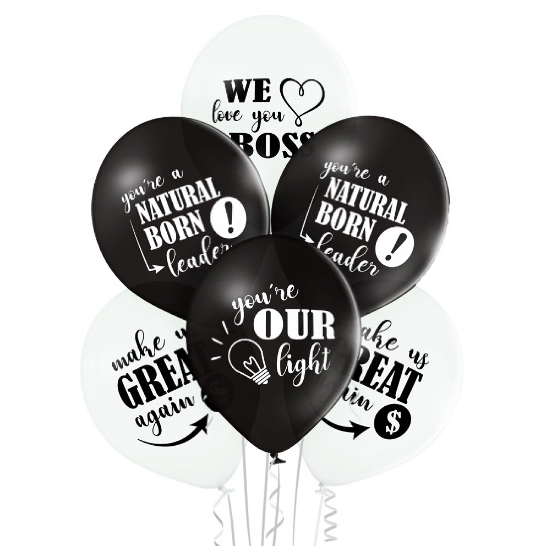 Õhupallid "Best Boss Ever"