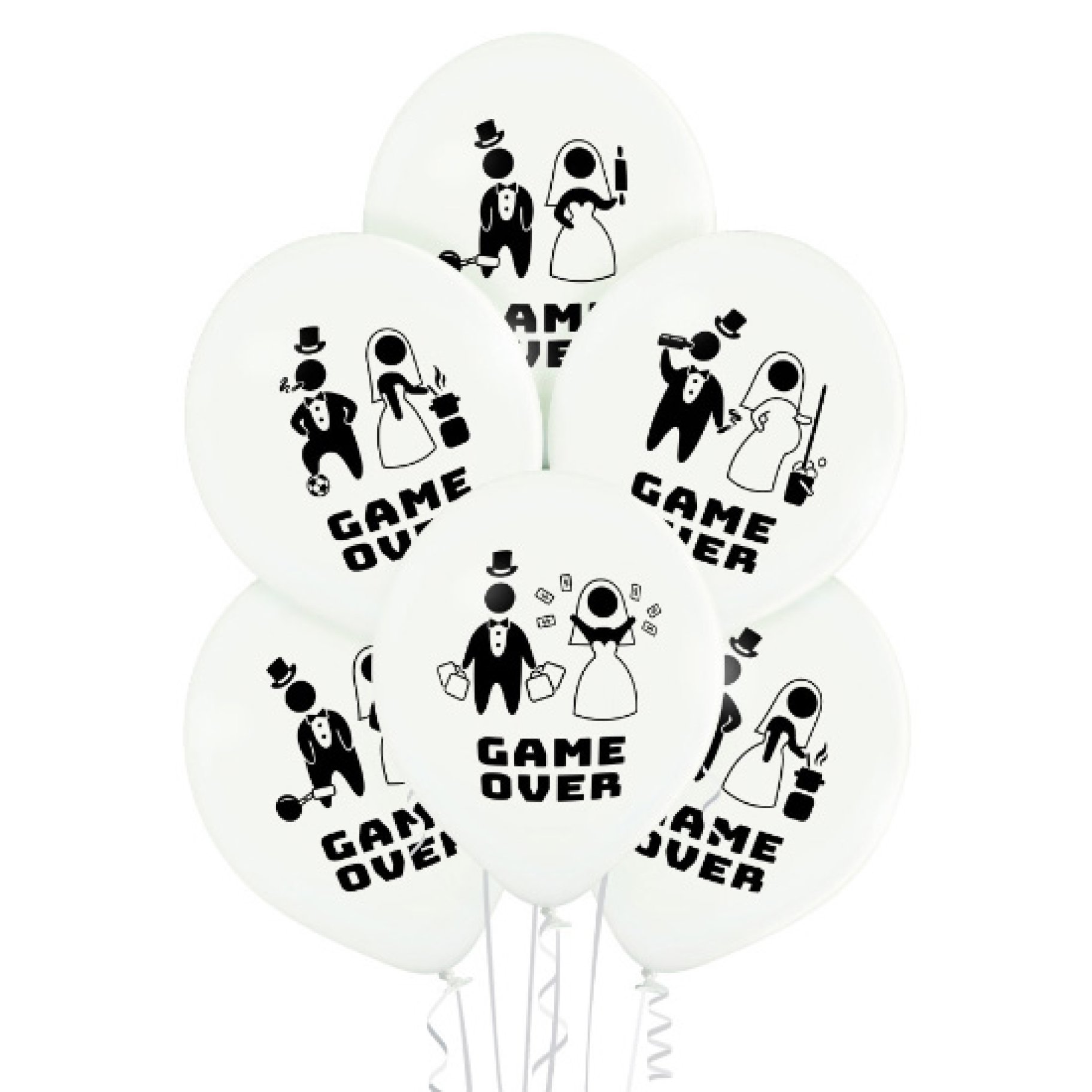 Õhupallid "Game Over"