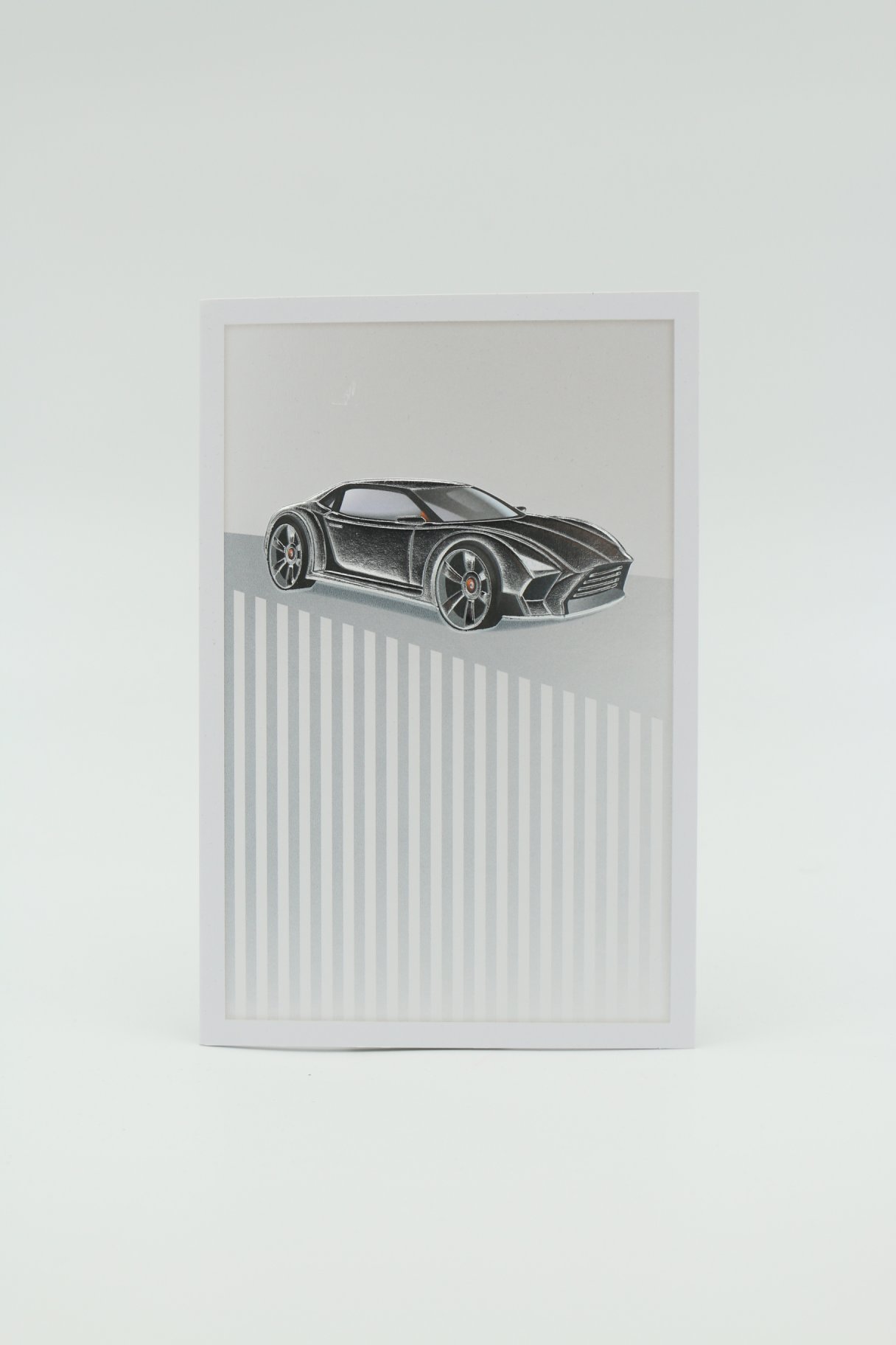 Õnnitluskaart "Sportauto"