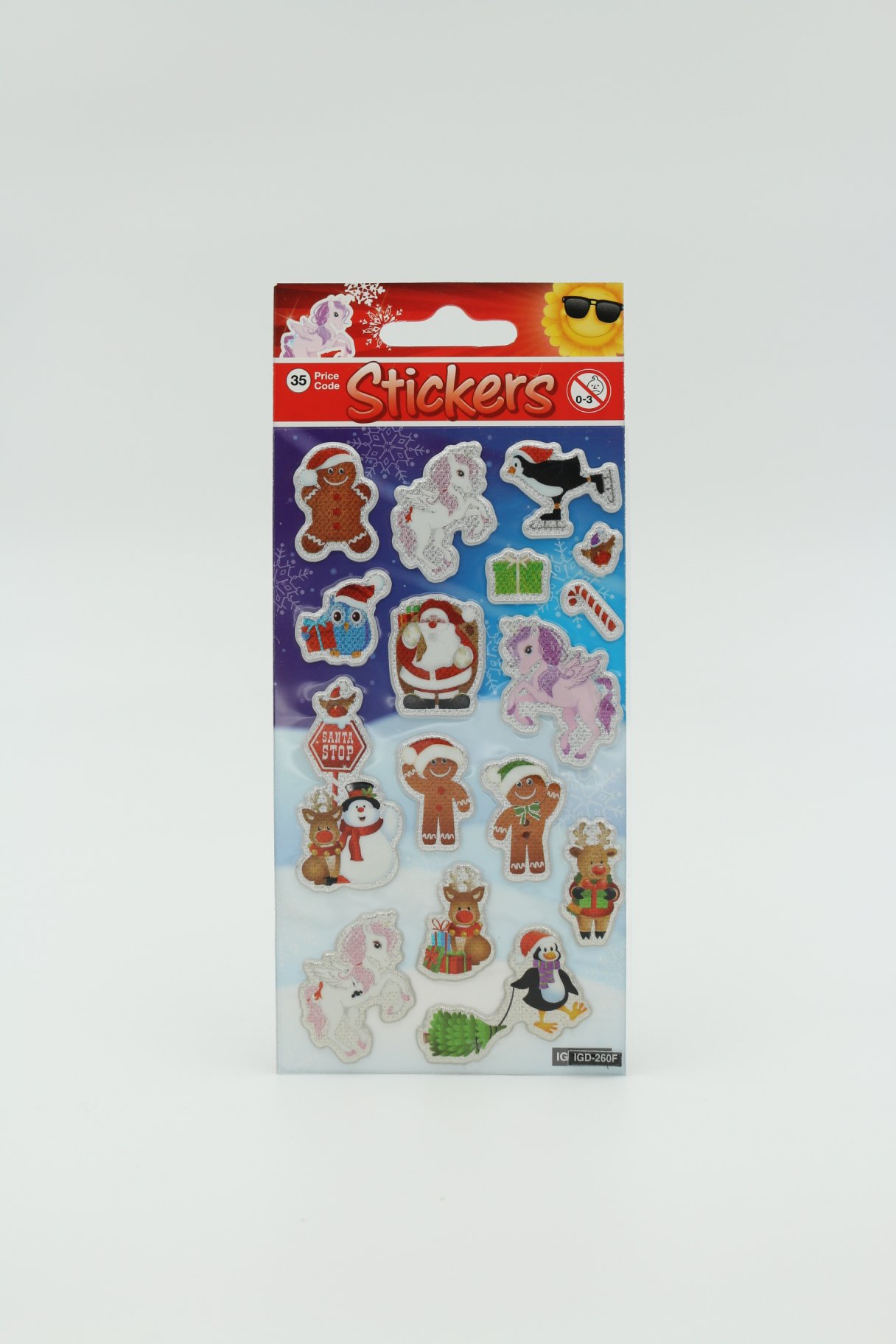 Kleebis "Rõõmus jõuluvana"