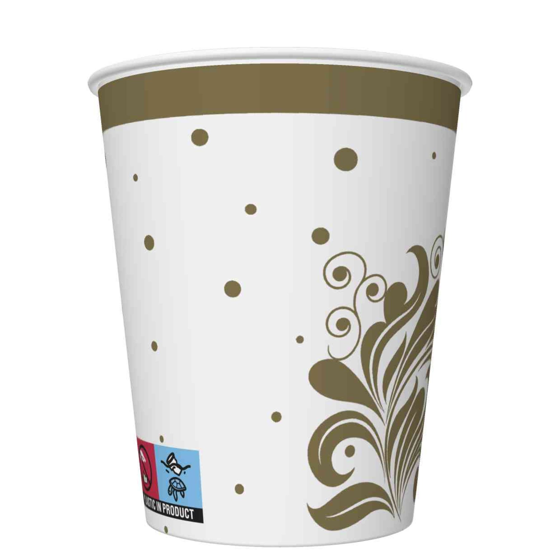 Papptopsid "Kuldne muster"