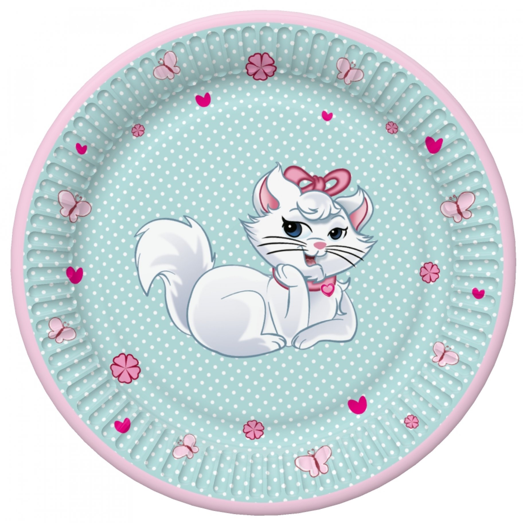 Väiksed papptaldrikud "Kassid pariisis"