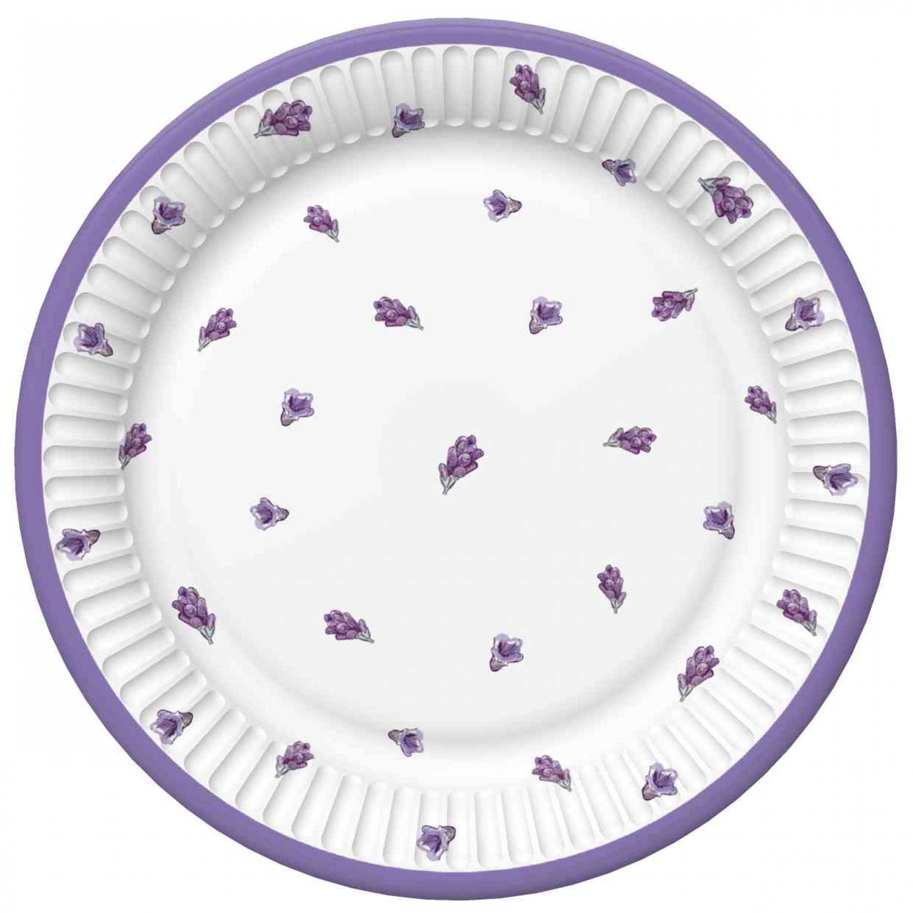 Väiksed papptaldrikud "Lavendlipärg"