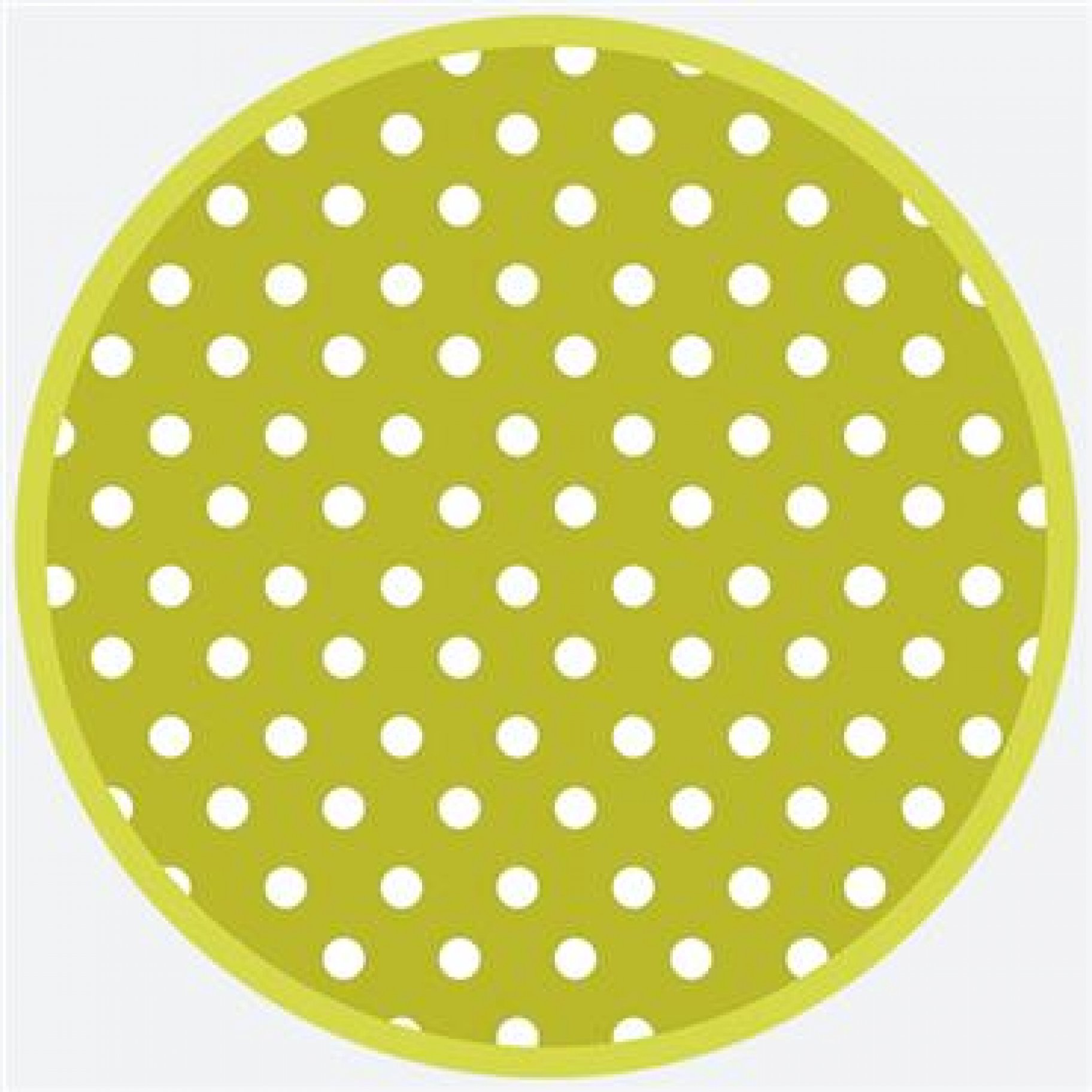 Suured papptaldrikud "Rohelised valgete täppidega"