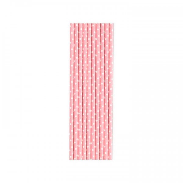 Paberkõrred "Roosad valgete täppidega"