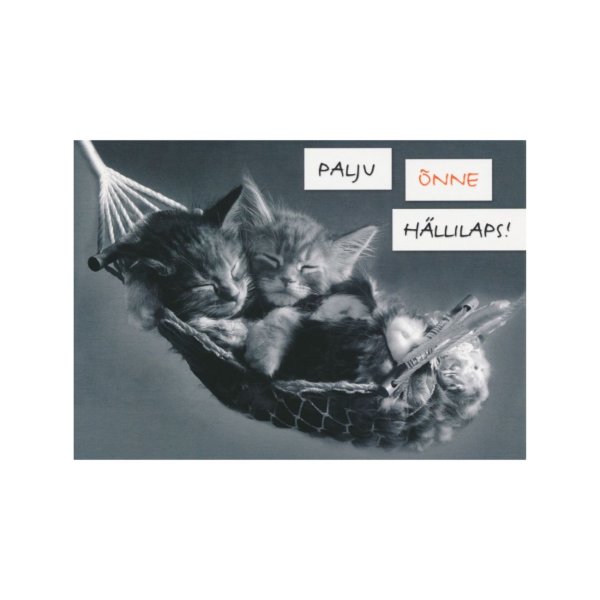 1-osaline postkaart "Palju õnne hällilaps!"