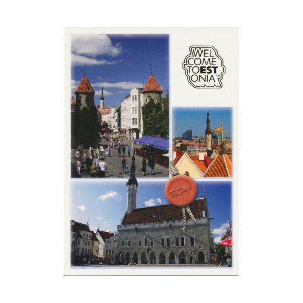 1-osaline postkaart "Tallinna Vanalinn"