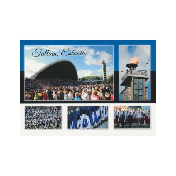 1-osaline postkaart "Lauluväljak"