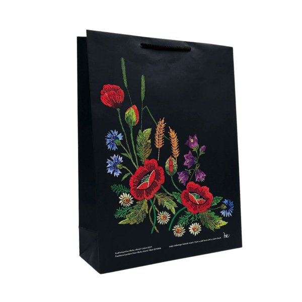 Kinkekott - XL suurus "Muhu tikand" Traditsiooniline Muhu tikand Lääne-Eestist