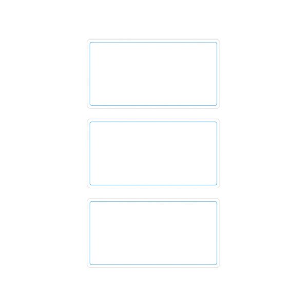 Kleebis etikett "Valge raam"