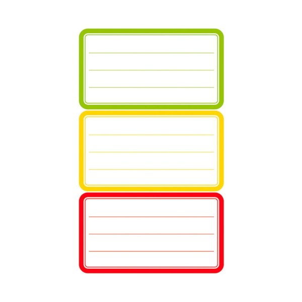 Kleebis etikett "Värviline raam"