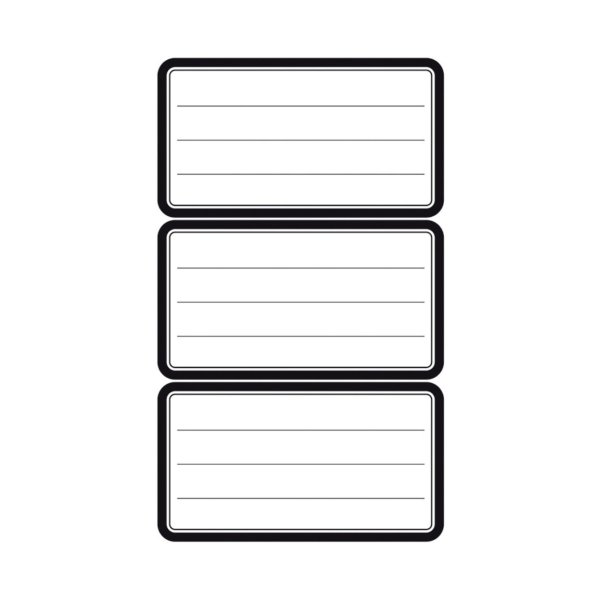 Kleebis etikett "Must raam"