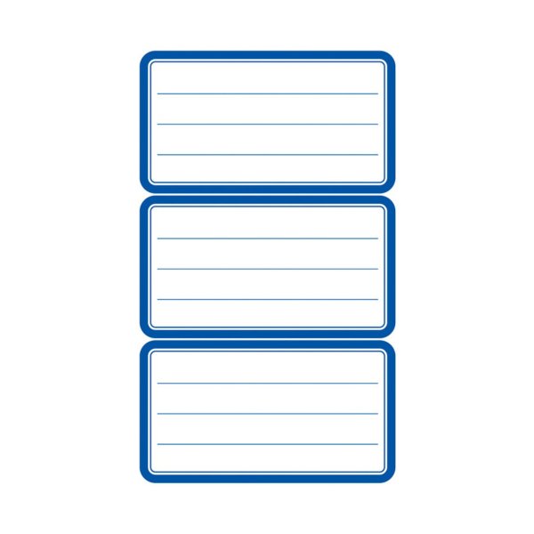 Kleebis etikett "Sinine raam"