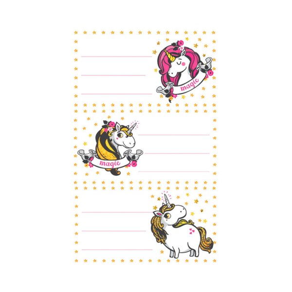 Kleebis etikett "Ükssarvik"