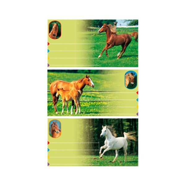 Kleebis etikett "Hobused"