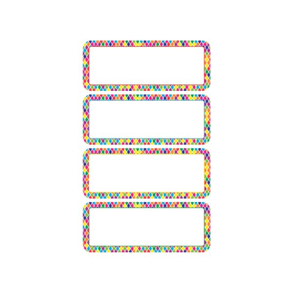 Kleebis etikett "Värviline raam"