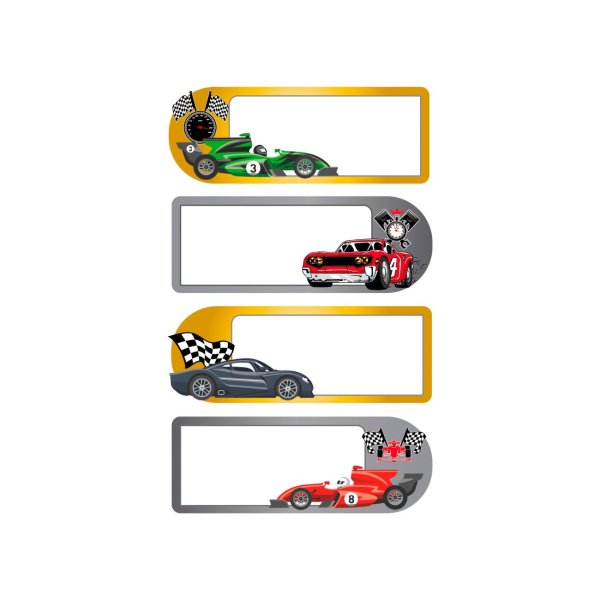 Kleebis etikett "Sportautod"