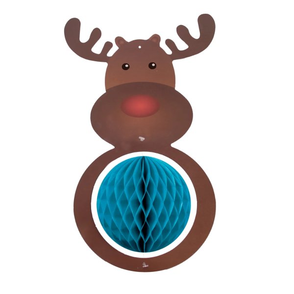 Jõulukaunistus "Põhjapõdrast kärgpall"