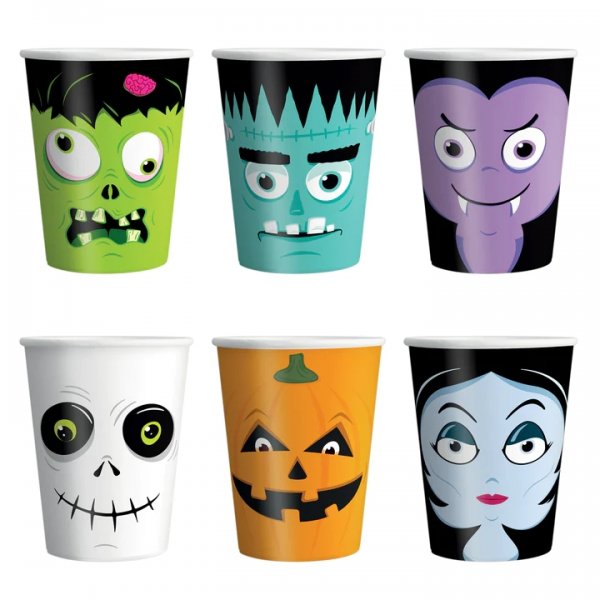 Papptopsid "Halloween Monsters"