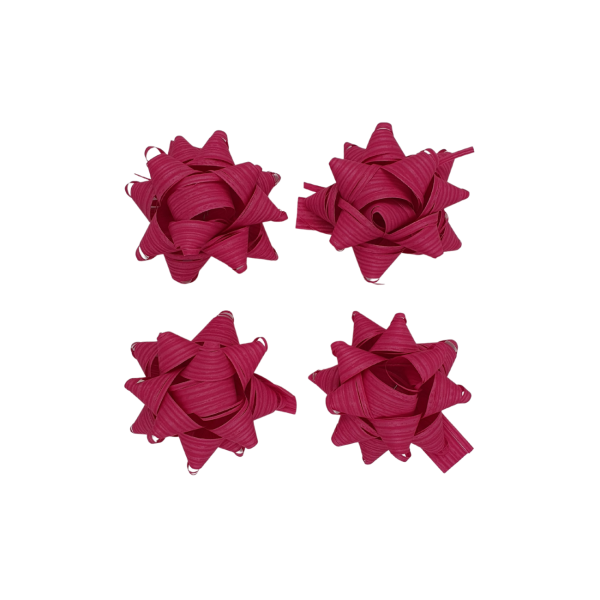 Rosetid - Pakendis 4 Tumeroosat rosetti Ø 6,5cm