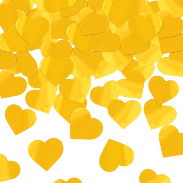 Konfetikahur 30cm "Kuldsed südamed"