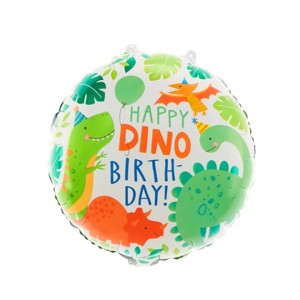 Fooliumist õhupall "Happy Birthday Dino"