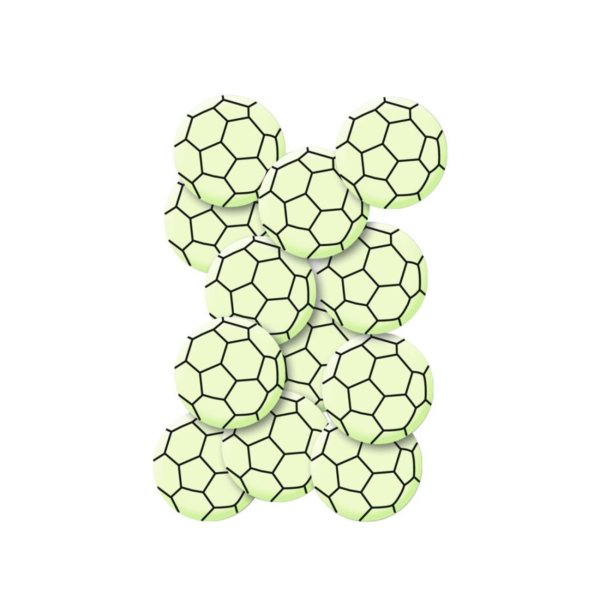 Kleebis "Väiksed jalgpallid"