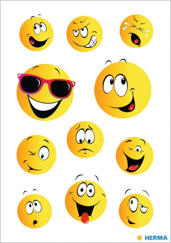 Kleebis "Rõõmsad näod"