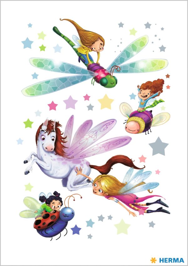 Kleebis tätoveering "Lendavad haldjad"