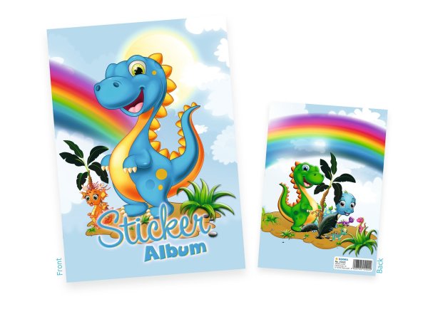 Kleebiste album "Dinosaurus"