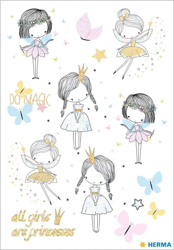 Kleebis "Muinasjutu printsess"