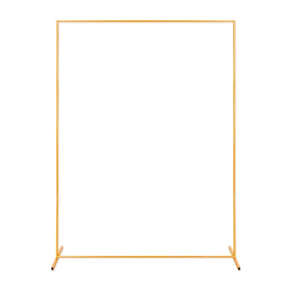 Õhupalli raam kuldne metallist "Ristkülik" 210x160cm