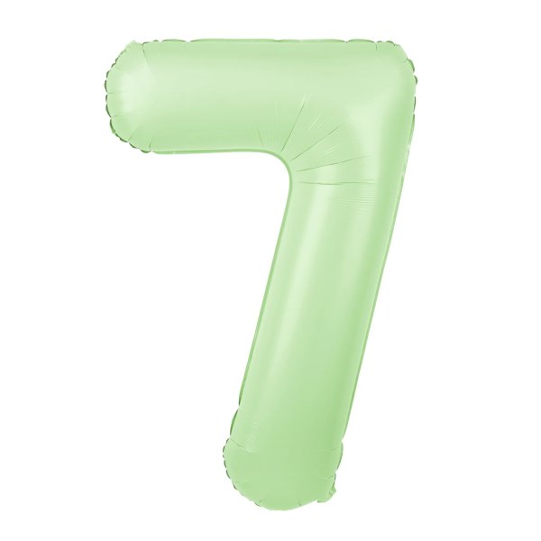 Fooliumist heleroheline matt õhupall Number "7"