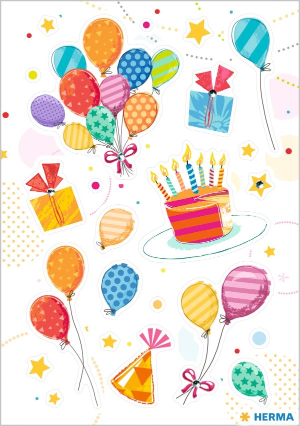 Kleebis "Õhupallipidu"