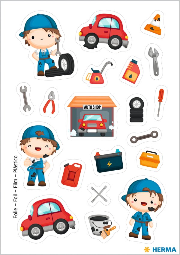 Kleebis "Väike mehaanik"