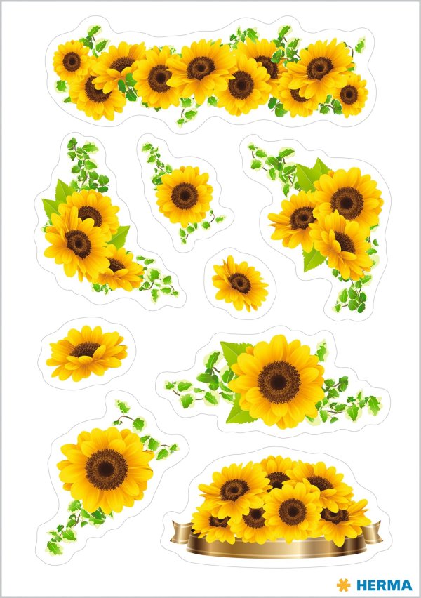 Kleebis "Päevalilled"