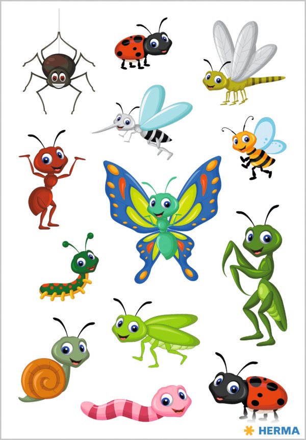 Kleebis "Väikesed putukad"