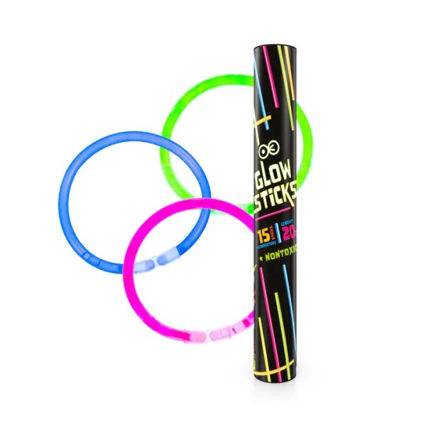 Helendavad käevõru neoonpulgad "Glow Sticks"